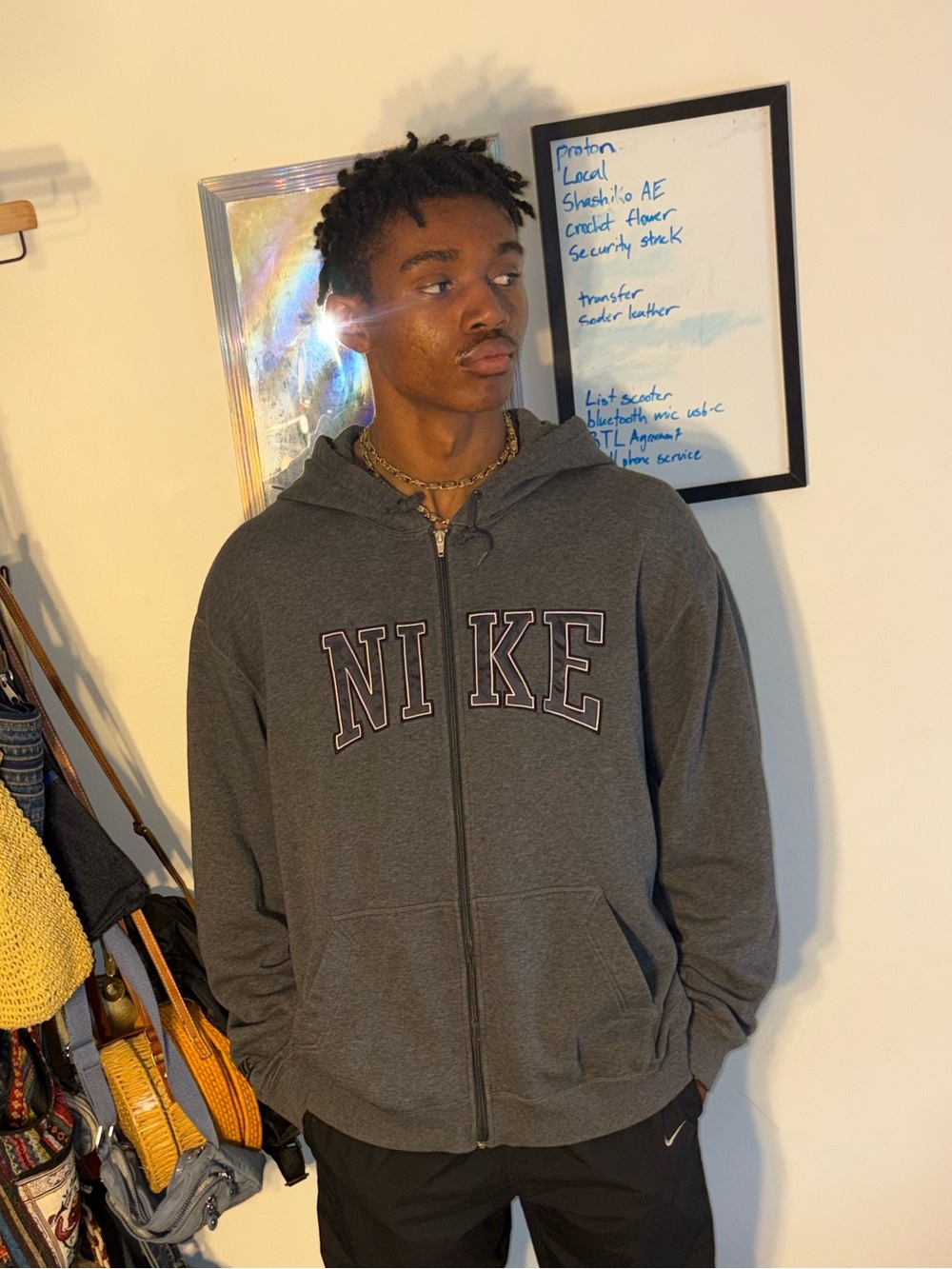Y2K Nike Spellout Hoodie